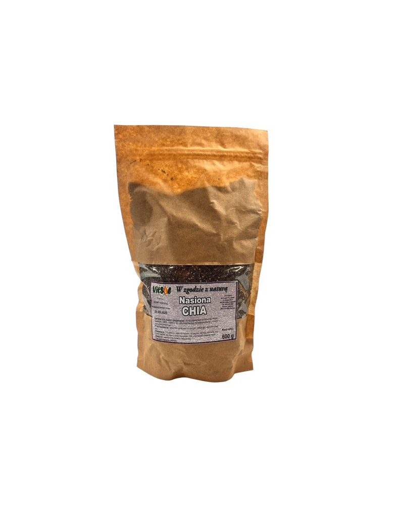 Nasiona Chia (szałwii hiszpańskiej) 600g