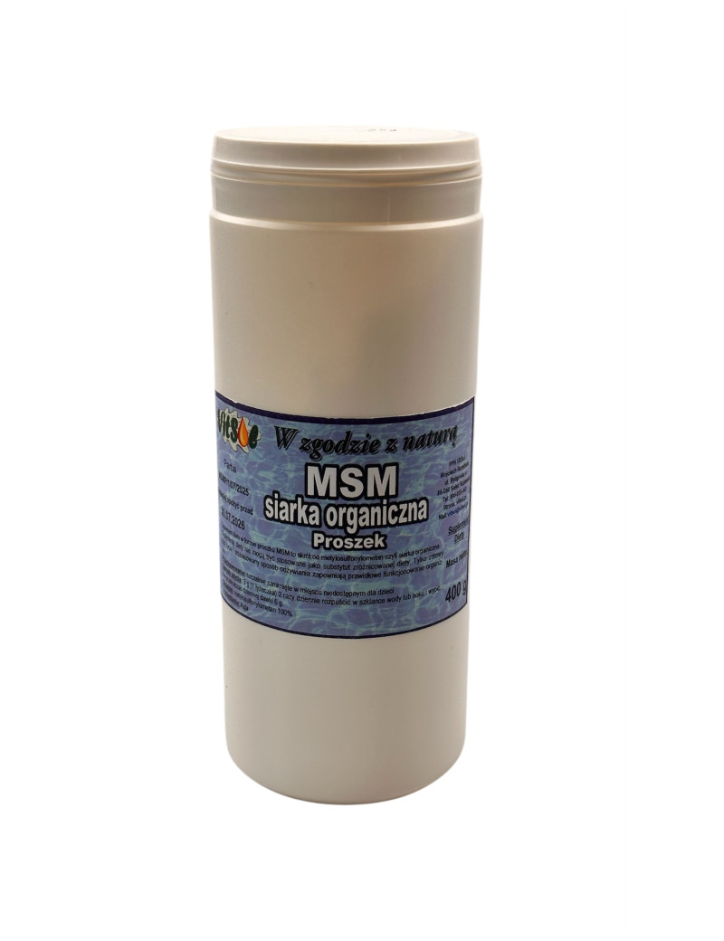 MSM siarka organiczna proszek , 400g
